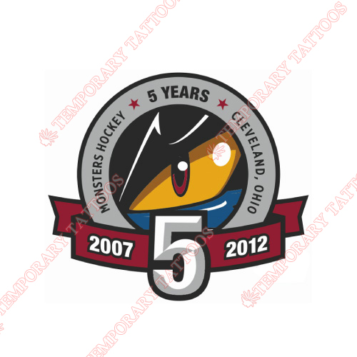 Lake Erie Monsters Customize Temporary Tattoos Stickers NO.9062